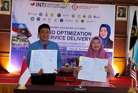 Perkuat Jejaring Internasional, USB Jalin Kerjasama dengan INTI International University Malaysia